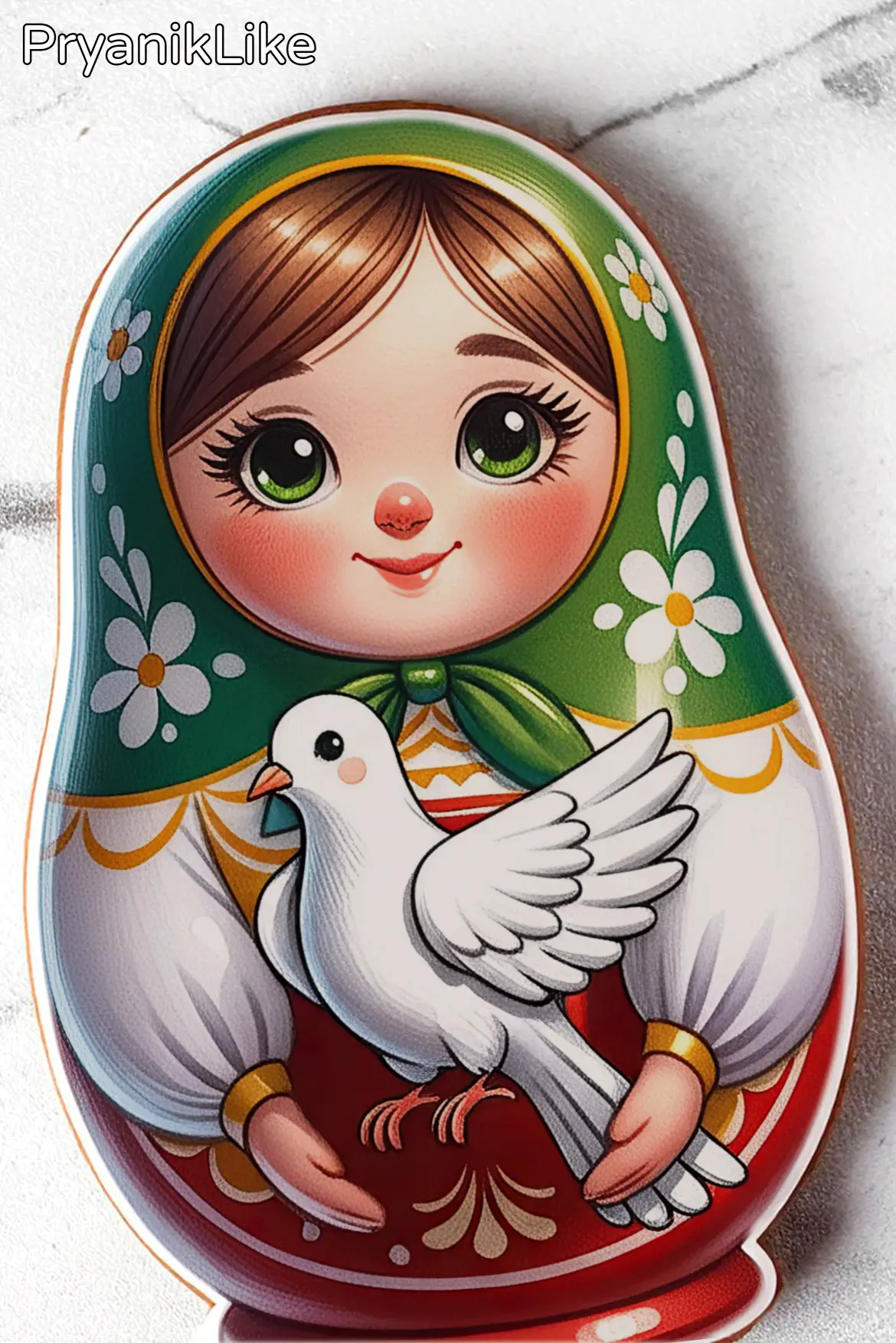 Пряник матрешка (ооооочень много)